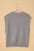 V-Neck Twist Knitted Vest Sweater